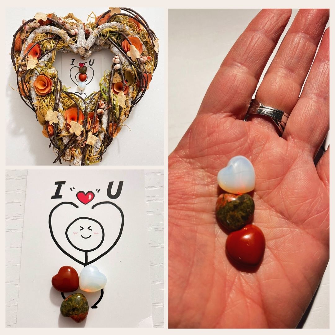 Pietra Cuore con busta