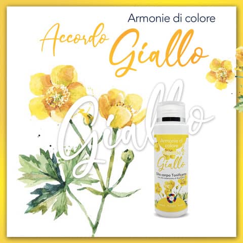 Accordo Giallo  - Olio Corpo - Effetto stimolante, tonificante e depurativo