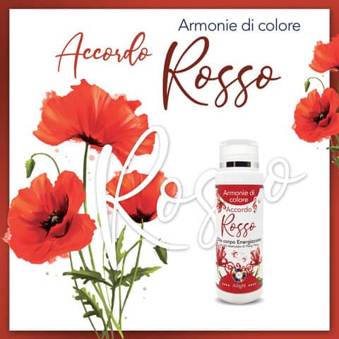 Accordo Rosso  - Olio Corpo - Aumenta energia, passione, fiducia in se stessi