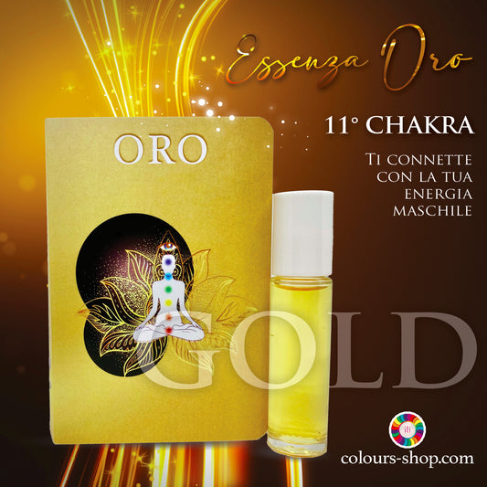 GOLD Essence 11th Chakra Connects you with your masculine energy