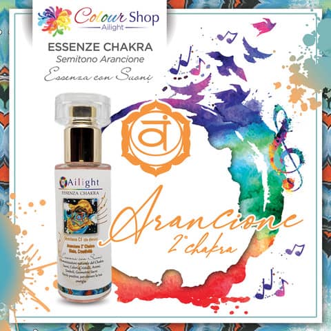 2nd Chakra - Orange Midtone - helps to make a new beginning