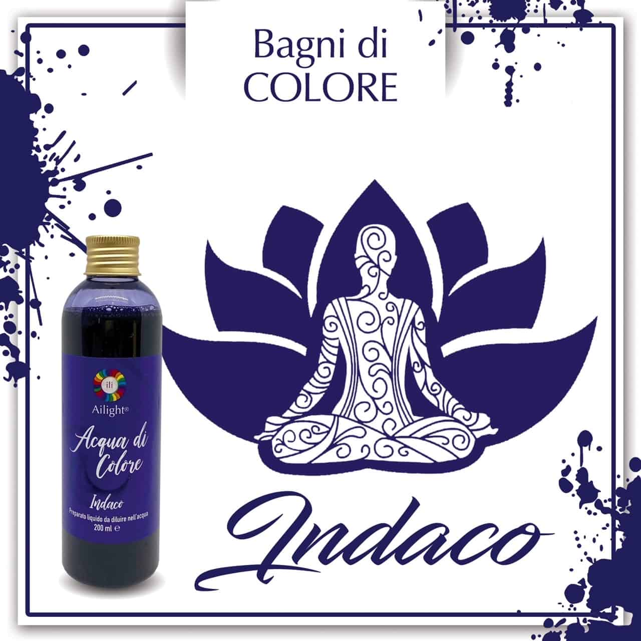 Acqua di colore Indaco - Intuizione, immaginazione, meditazione | Shop ...