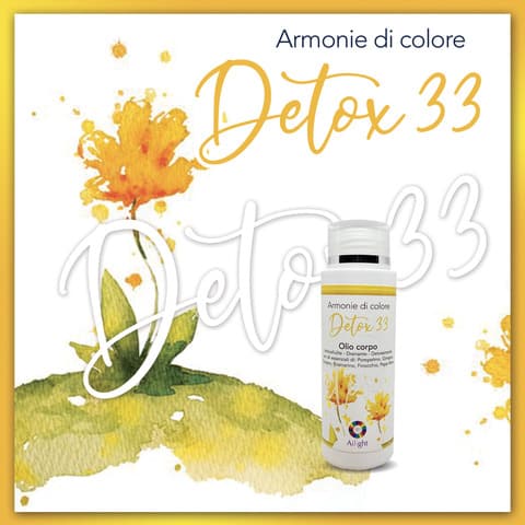 Olio Corpo - Detox 33 - Detossinante e Anticellulite