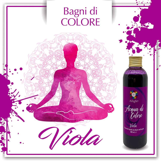 Acqua di colore Viola - Consapevolezza di Sé, Apertura, Creatività 