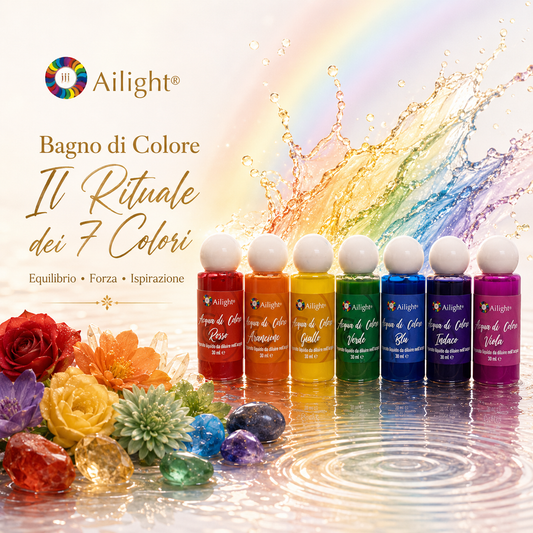 Bagno di Colore kit 7 colori -  Il Rituale dei 7 Colori