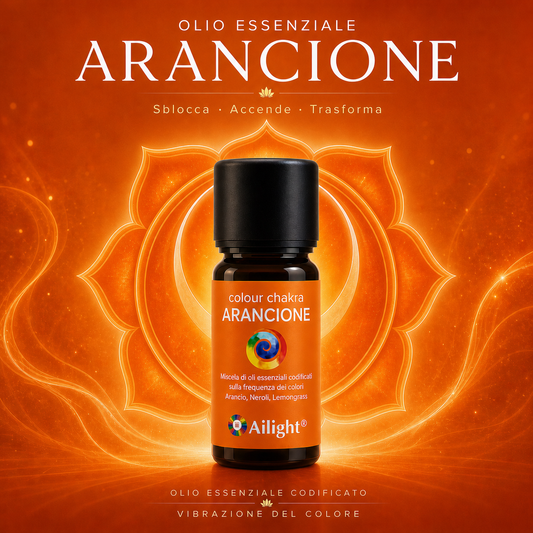 Colour Chakra Orange - stimulates enthusiasm and brings you to live in the present