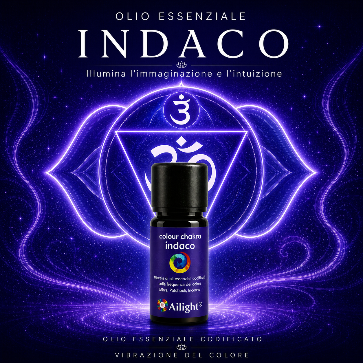 Olio Essenziale Indaco - Illumina il Tuo Cammino Spirituale e Intuitivo