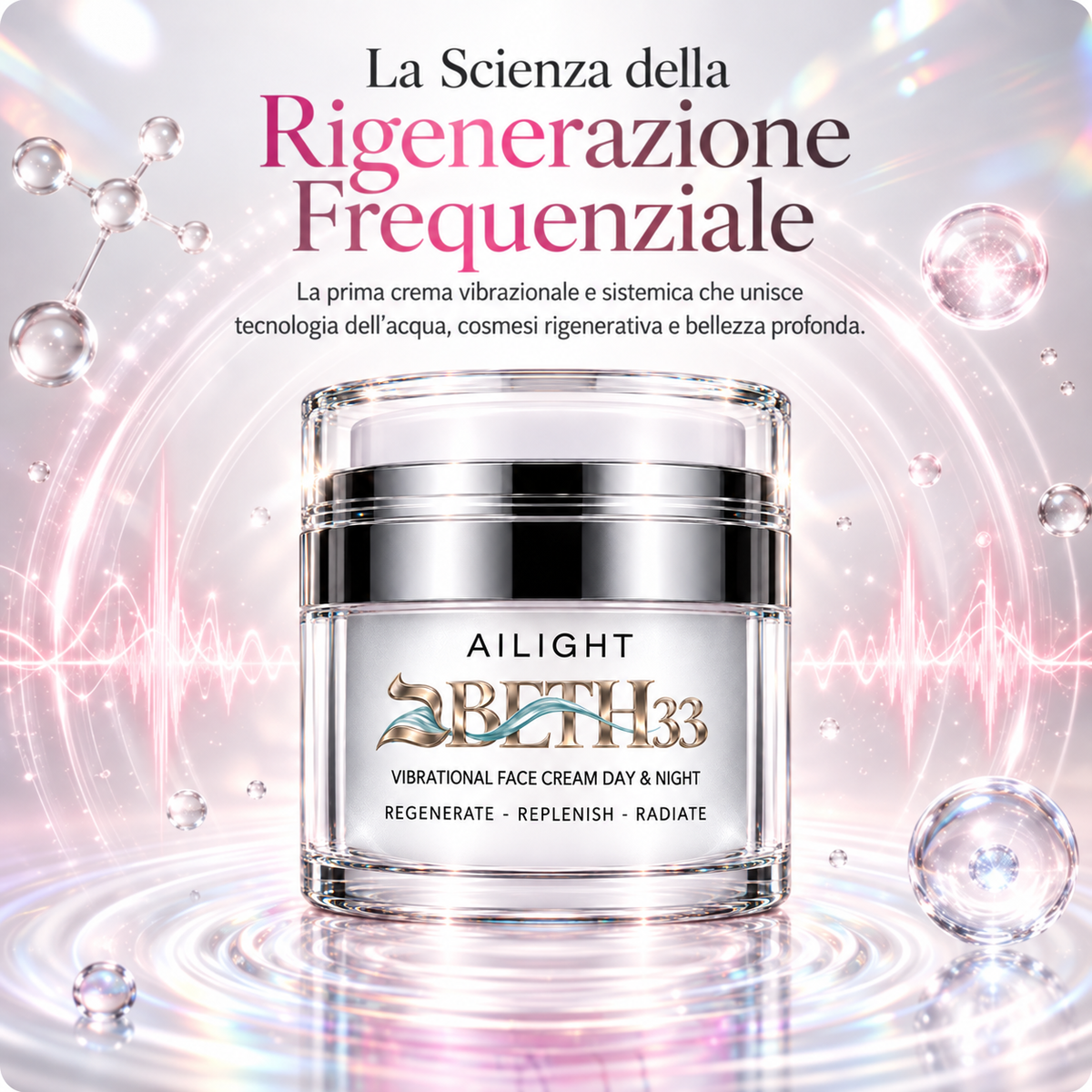 Crema Viso Beth 33 - La Scienza della Rigenerazione Frequenziale