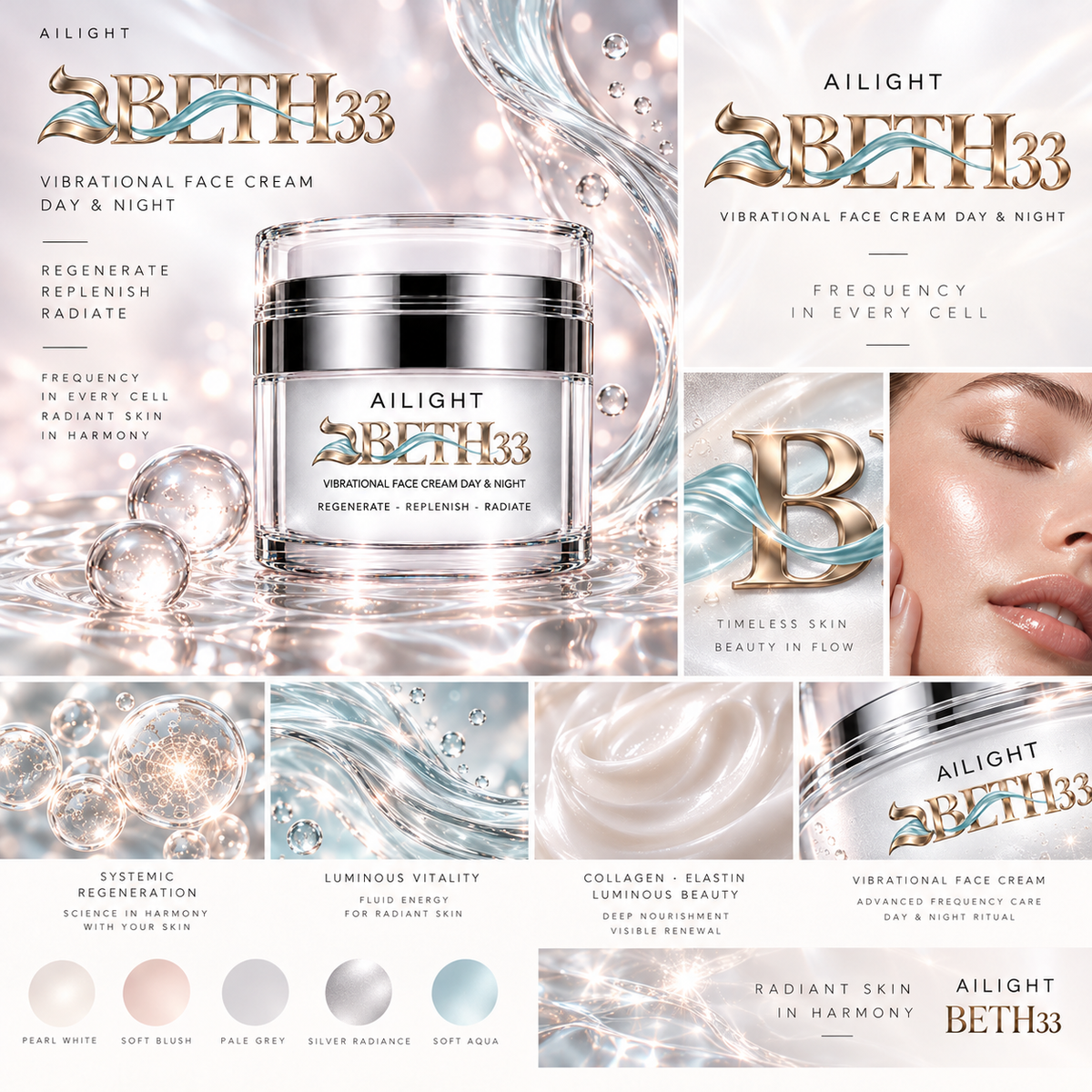 Crema Viso Beth 33 - La Scienza della Rigenerazione Frequenziale