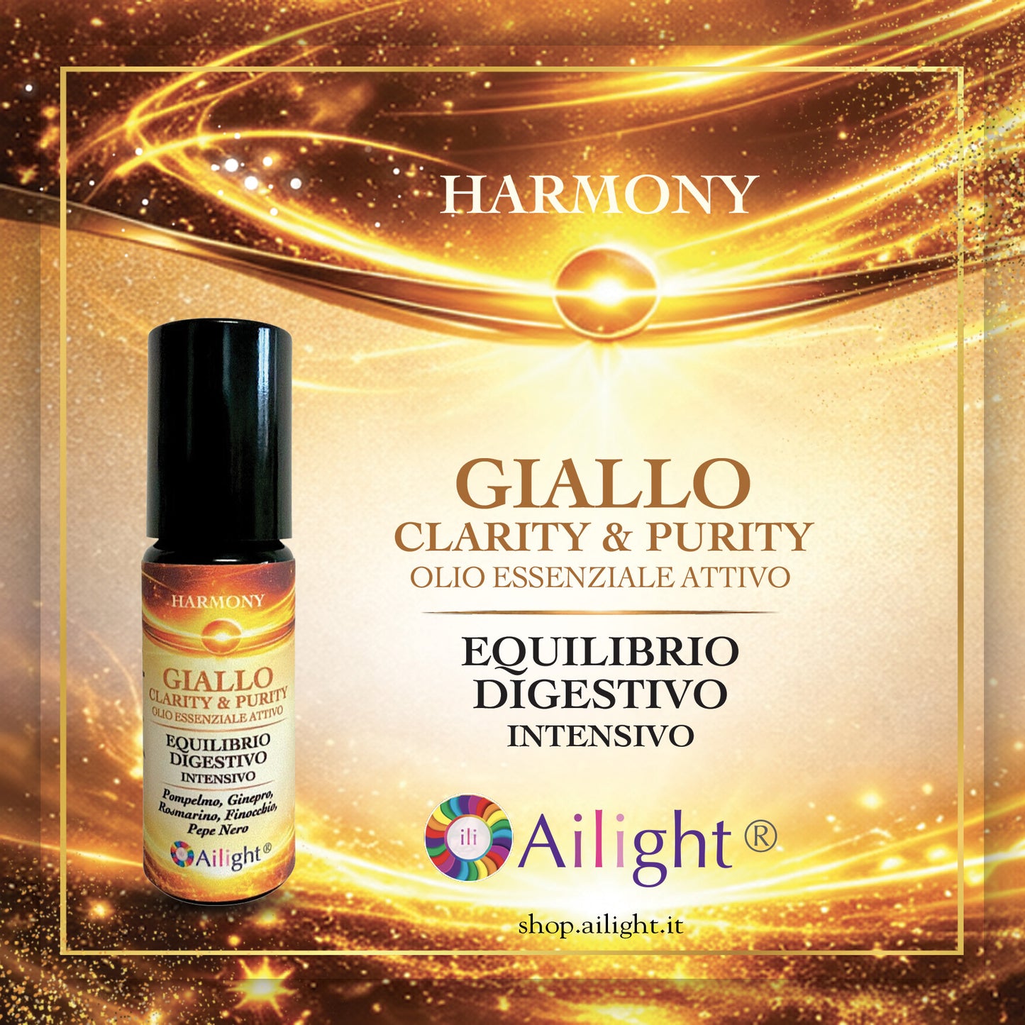 Clarity &amp; Purity Balsamic Oil - Aids digestion and elimination of toxins