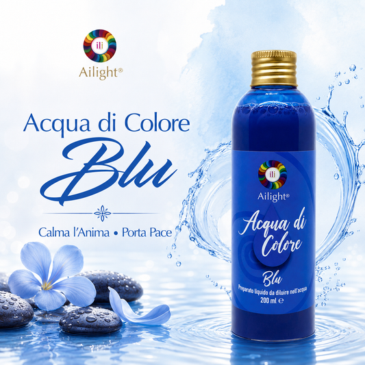 Acqua di colore Blu - Calma l’Anima, Porta Pace