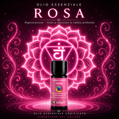 Olio Essenziale Rosa - Rigenerazione - Aiuta a rilasciare la rabbia profonda