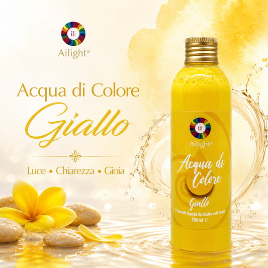 Acqua di Colore Giallo – Illuminare la Mente e Ritrovare il Sorriso