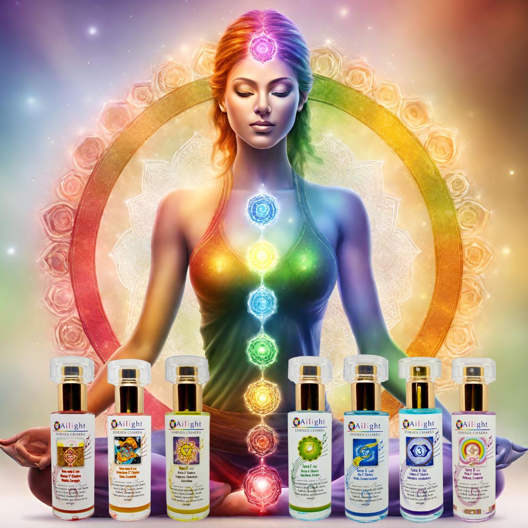 7 Chakra Essences Kit - To interpret vibrations through the 7 senses