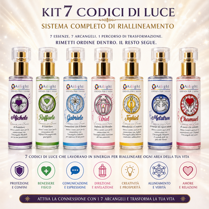 KIT 7 CODICI DI LUCE – Sistema Completo di Riallineamento