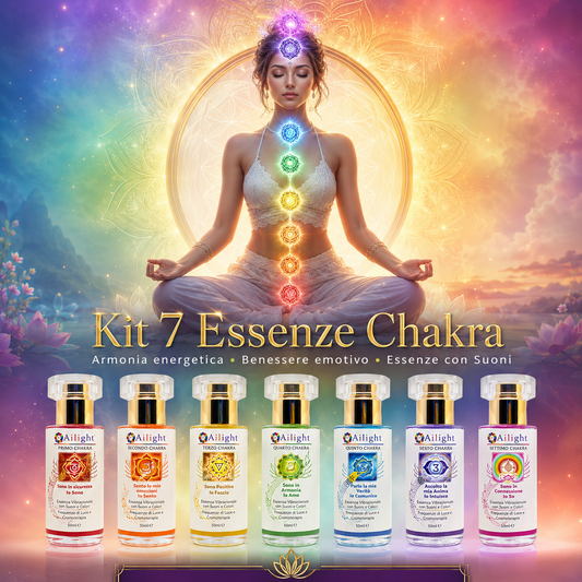 7 Chakra Essences Kit - To interpret vibrations through the 7 senses