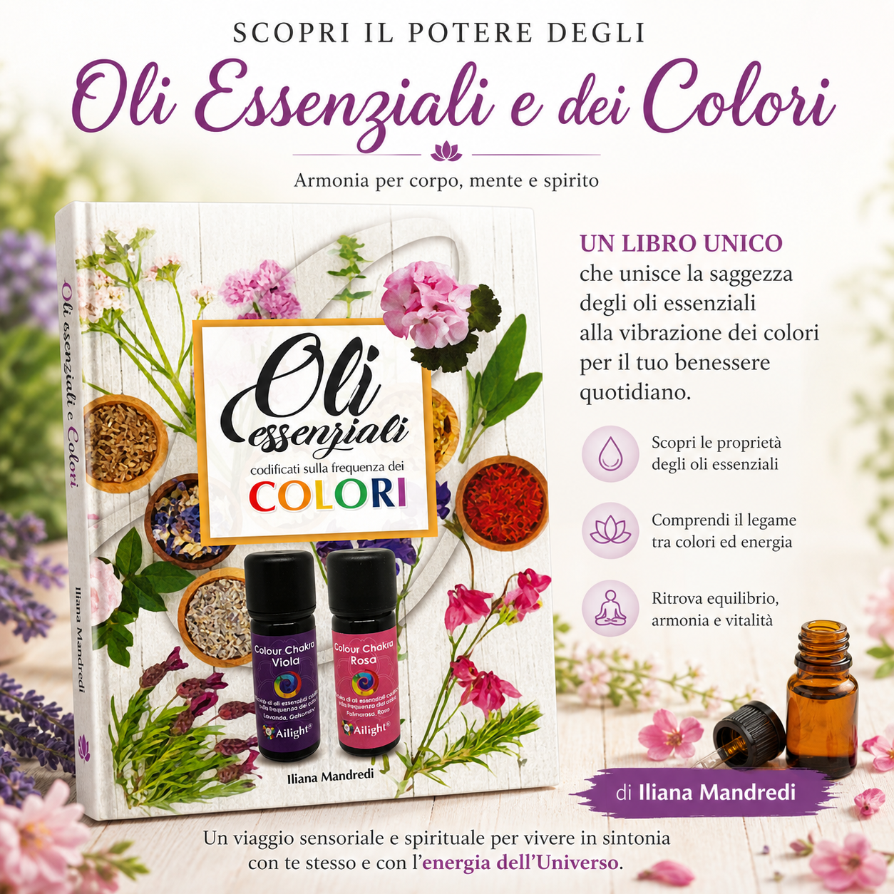 Book Essential Oils Coded on the Frequency of Colors 