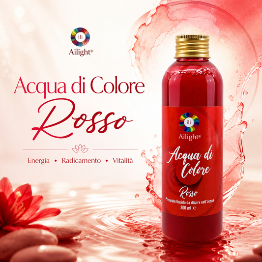 Acqua di Colore Rosso – Potenza Vitale, Sessualità, Azione, Ricchezza