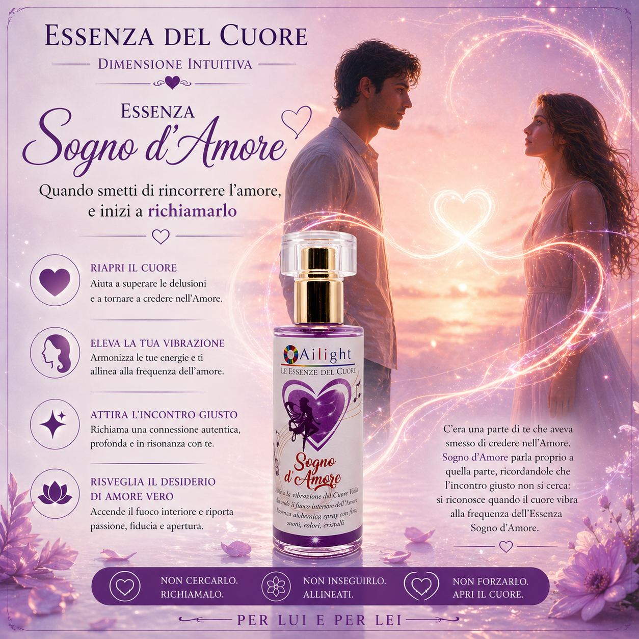 Essenza Sogno d’Amore - Quando smetti di rincorrere l’amore, e inizi a richiamarlo