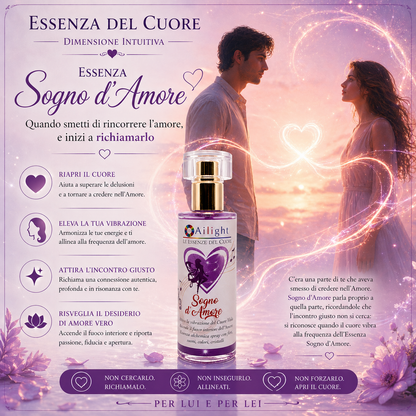 Essenza Sogno d’Amore - Quando smetti di rincorrere l’amore, e inizi a richiamarlo