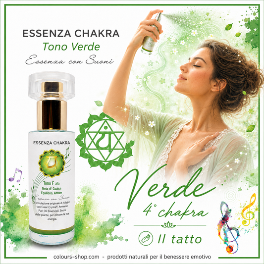 4th Chakra - Green Tone - Love combined with the feeling of compassion for others
