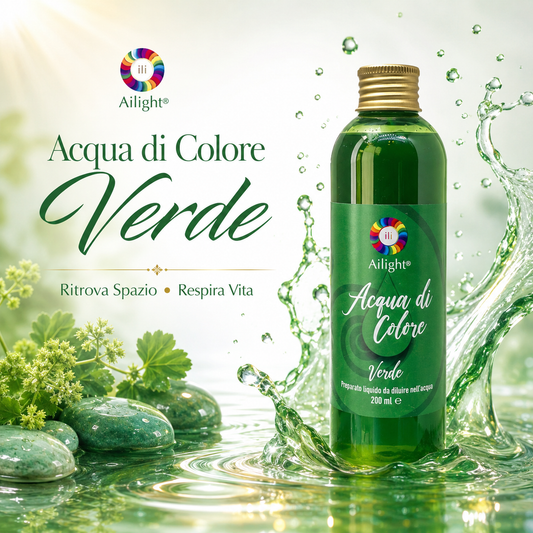 Acqua di colore Verde -  Ritrova Spazio, Respira Vita