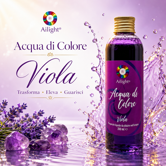 Acqua di colore Viola - Trasforma, Eleva, Guarisci