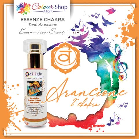 2° Chakra – Tono  Arancione – Consente all’anima di abbracciare il corpo